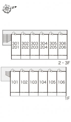 レオパレス神山のエントランス