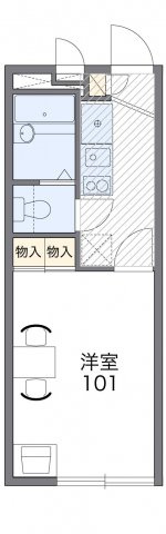 レオパレス真生の間取り|代表的な間取のため実際の間取とは異なる場合があります