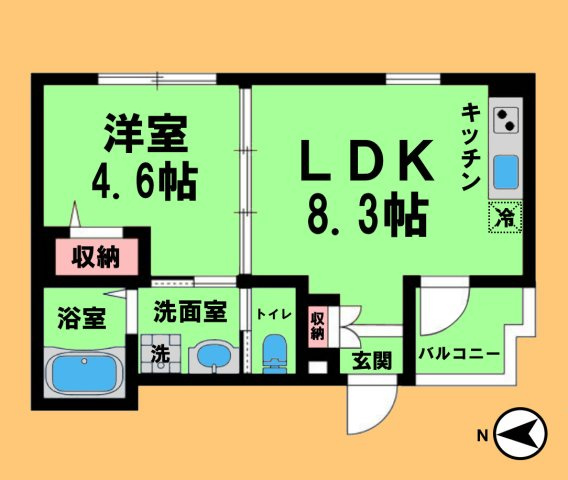 サンシエ浄心の間取り