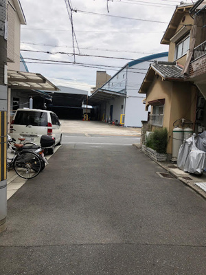 【前面道路含む現地写真】 | 東大阪市布市町4丁目　中古戸建