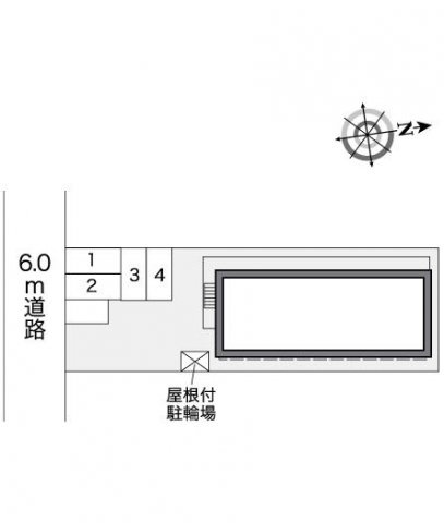 レオパレスドミール　リーパのエントランス