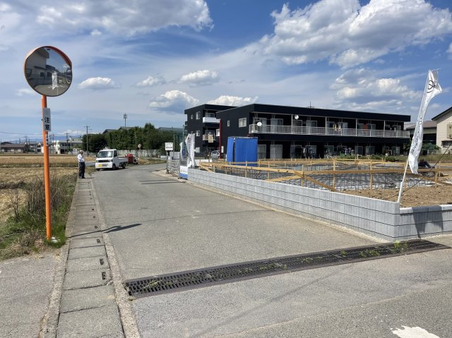 リーブルガーデン．Ｓ　上里町堤　の前面道路含む現地写真|現地前面道路（2023年06月05日）撮影
