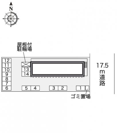 レオパレス祐久野のエントランス