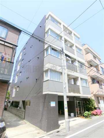 FORTISⅡ(フォルティスツーの外観|2006年2月築　RC鉄筋コンクリート造地上5階建て総戸数21戸の分譲賃貸マンション
東京都大田区西糀谷1丁目　京急空港線糀谷駅徒歩7分、京浜急行本線京急蒲田駅徒歩9分