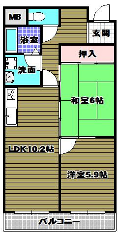 メゾンロゼの間取り