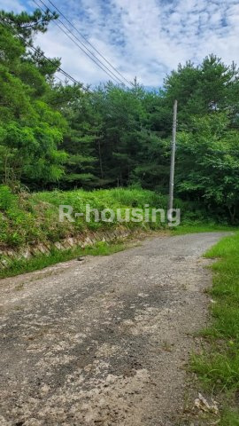 【売地】秋田市金足下刈の前面道路含む現地写真