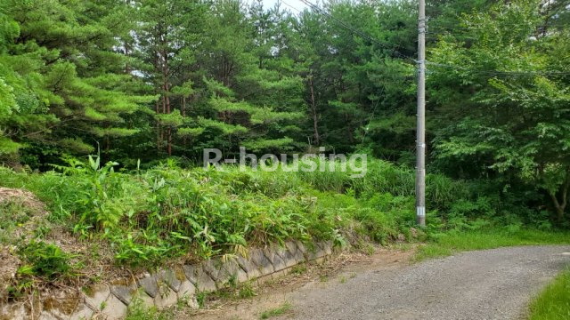 【売地】秋田市金足下刈の前面道路含む現地写真