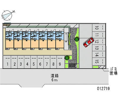 【駐車場】 | レオパレス城ノ内 | 画像4