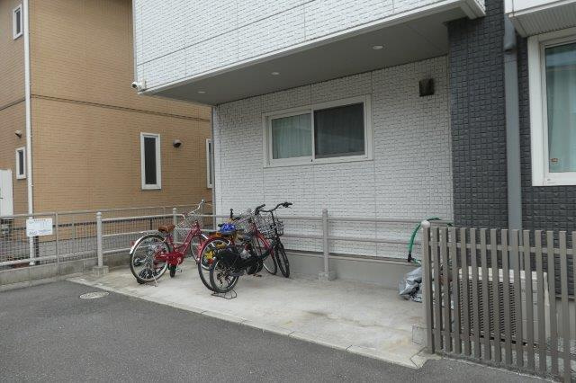 倉敷市西中新田の賃貸マンションのその他共用部分|駐輪場
