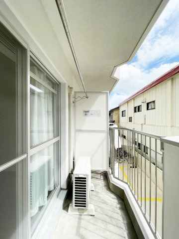 元木ハイツのバルコニー