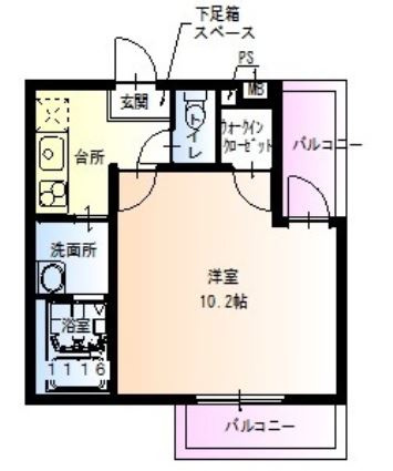 【間取り】 | フジパレス鳳中ウエスト