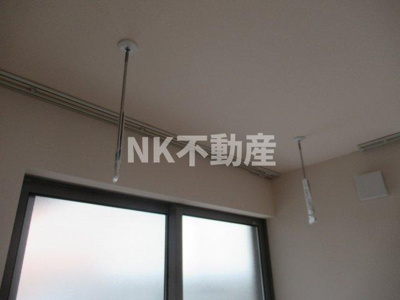【その他】 | メゾン西村（高井田賃貸） | 室内物干しです
