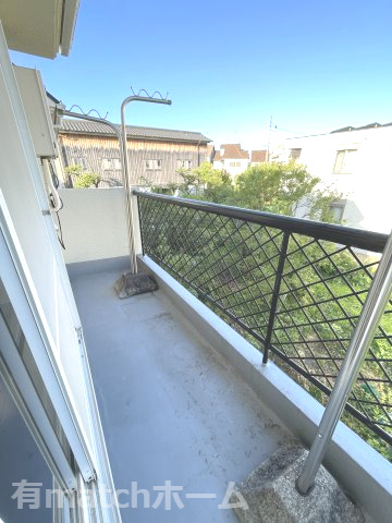 ドミシル乾のバルコニー