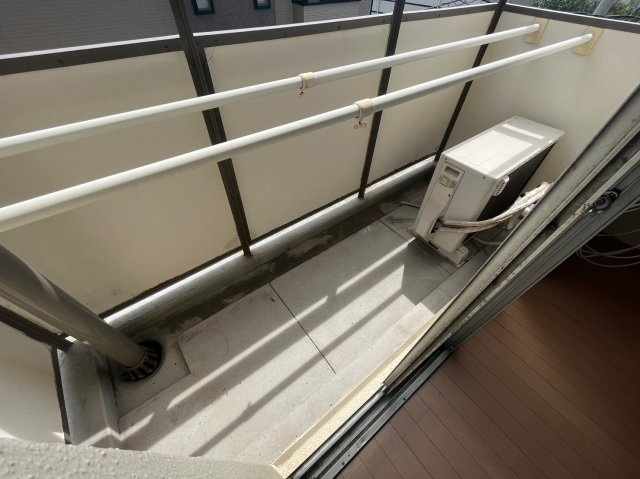 宮川荘のバルコニー