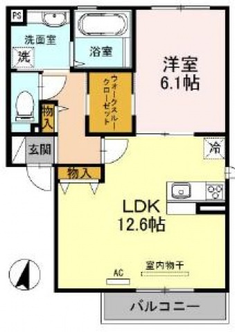ラフィーネ徳庵の間取り