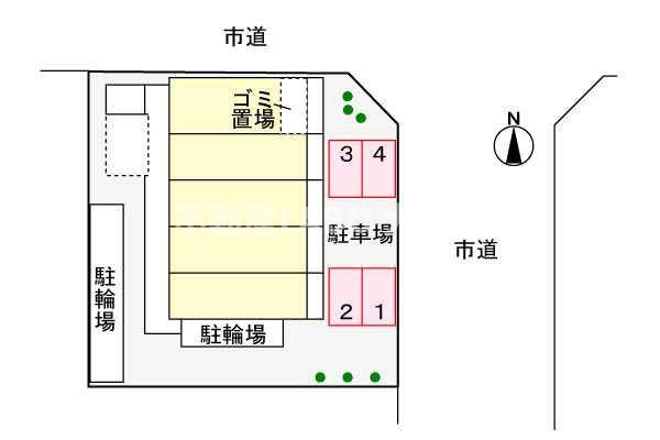 ノーサイド立葉の駐車場