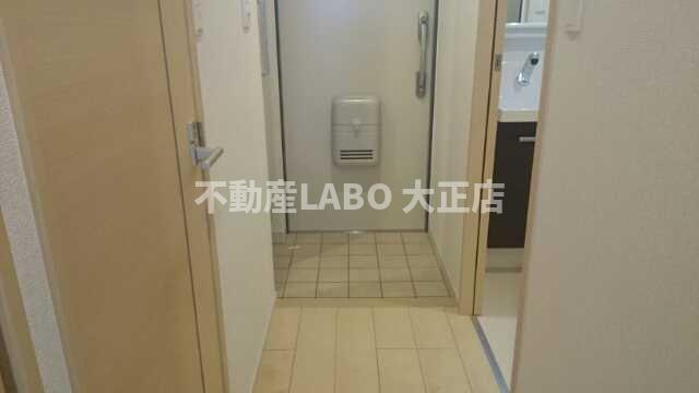 ノーサイド立葉の玄関