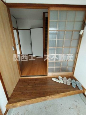 【玄関】 | 北岸和田１丁目貸家