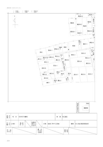 【土地図】 | 丙22坪 | 落ち着いた雰囲気の外観です