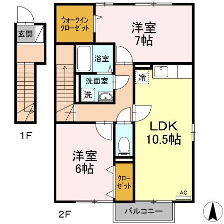 【間取り】 | セジュール　ふくずみ