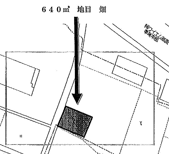 比企郡川島町表　工場用地　敷地面積193.6坪　の土地図