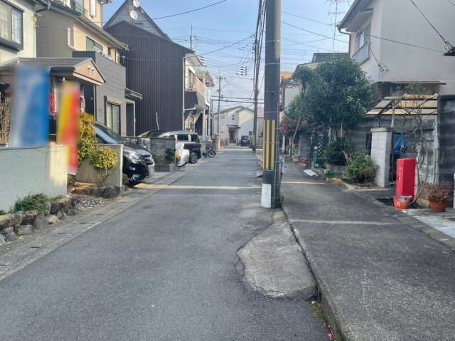 桂稲荷山町Ⅳの前面道路含む現地写真