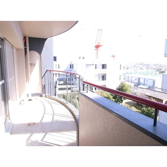 レジデンス花畑南のバルコニー|バルコニー付きです