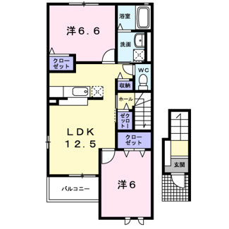 【間取り】 | セレッソ壱番館 | 間取図