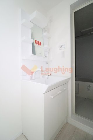 エクシア久留米大学駅前の洗面所|広い洗面スペース