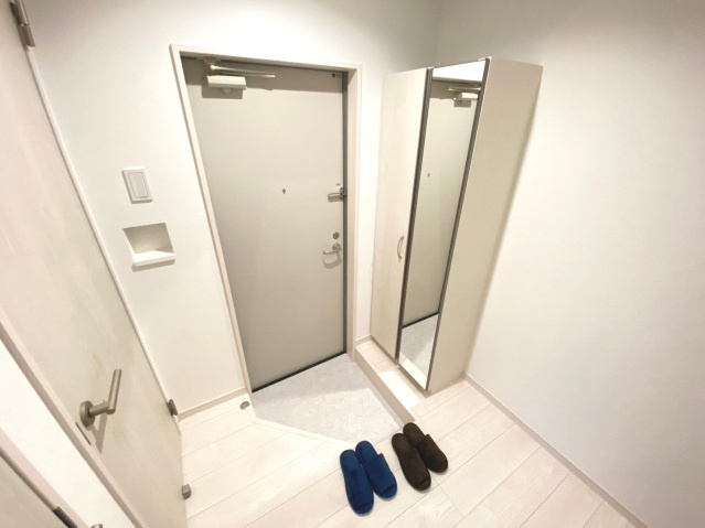 エクシア久留米大学駅前の玄関|落ち着いた玄関です