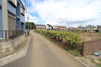 【前面道路含む現地写真】 | 川越市笠幡　建築条件なし売地　JR川越線『笠幡駅』徒歩19分　【霞ヶ関西小学区】