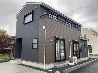 【外観】 | 山形市宮町建売住宅４期【１号棟】 | 一号棟現地外観写真。ご予約受付中!