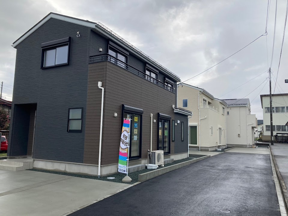 山形市宮町建売住宅４期【１号棟】の外観|現地外観写真。ご予約受付中！