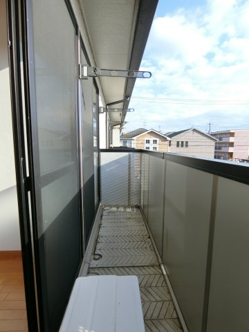 エクセルハイム　B棟のバルコニー