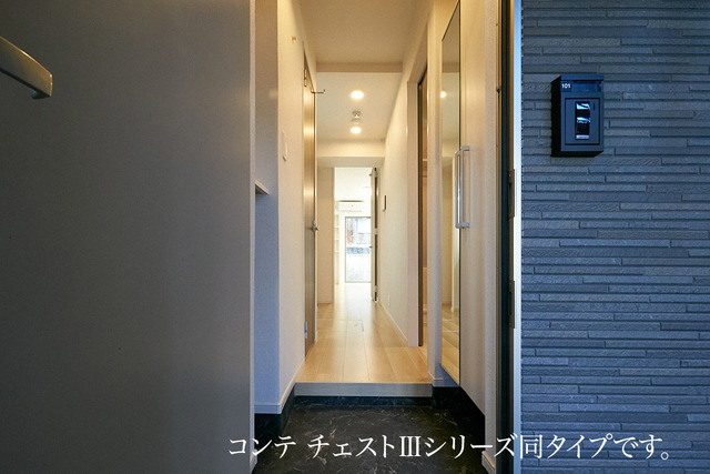 クロ―リス南柏の玄関