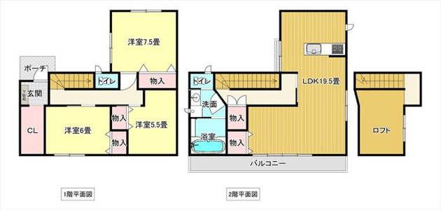 【間取り】 | 伊東市竹の内　戸建
