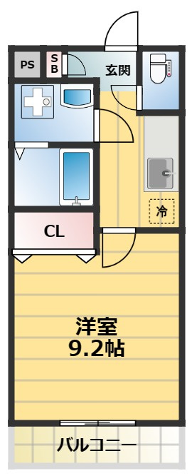 フジパレス城東諏訪Ⅵ番館の間取り