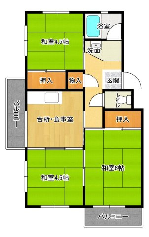 【間取り】 | 有野団地 | 有野団地（Good Home)
