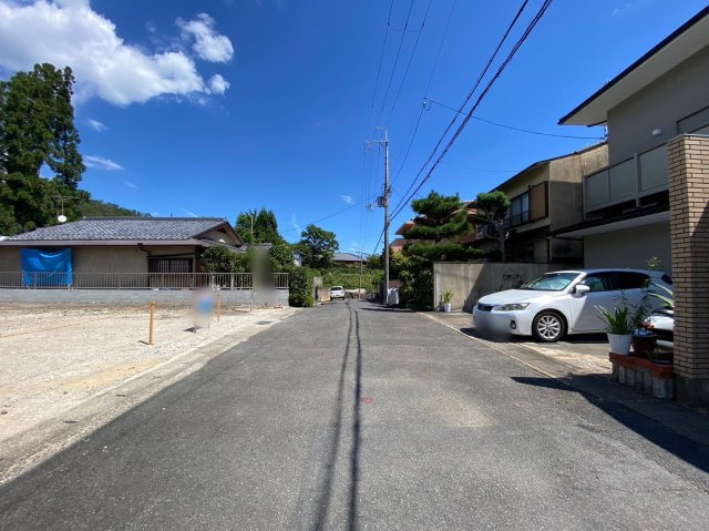 鳴滝宇多野谷　建築条件無土地の前面道路含む現地写真