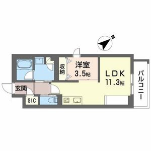 アイエフノヴァ水波町の間取り