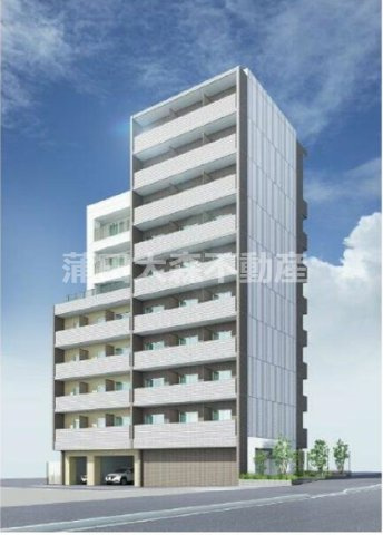 ディアレイシャス大森WESTの外観パース