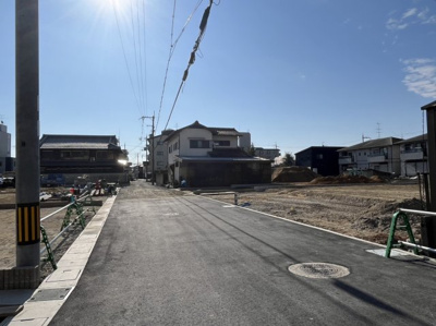 【前面道路含む現地写真】 | 奈良市法蓮町　～全8区画～