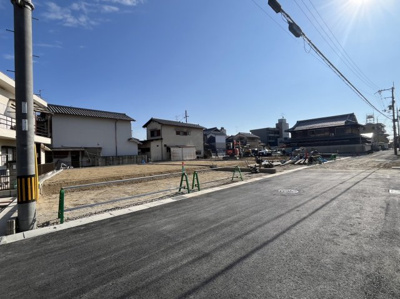 【前面道路含む現地写真】 | 奈良市法蓮町　～全8区画～