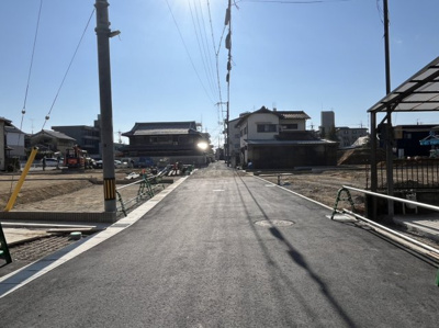 【前面道路含む現地写真】 | 奈良市法蓮町　～全8区画～