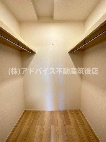 八女市吉田のアパートの収納
