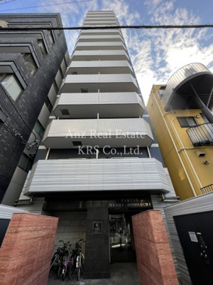 【外観】 | エスライズ西本町 | スタイリッシュな外観のマンションです♪