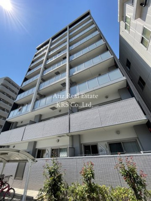 【外観】 | ステラ桜川 | グレー基調のスタイリッシュな外観のマンションです♪