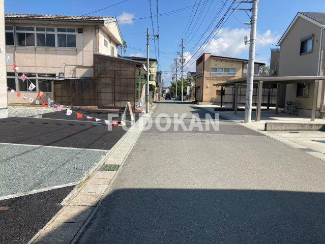 山形市宮町建売住宅第４【３号棟】の前面道路含む現地写真|前面道路になります。