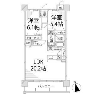 キャッスルコート田寺東の間取り