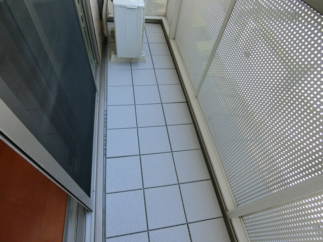 クリスタルビューハイツのバルコニー